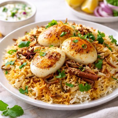 Egg biryani