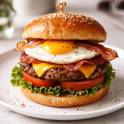Egg burger