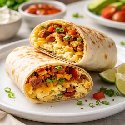 Egg burrito