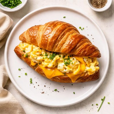 Egg cheese croissant