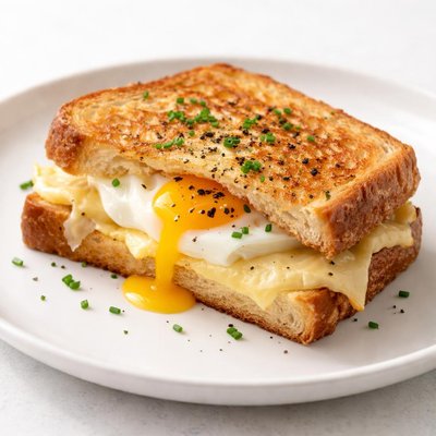 Egg cheese toastie