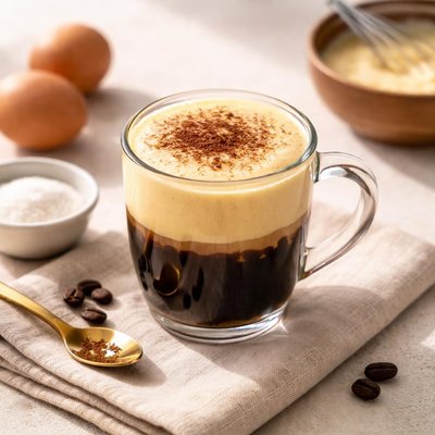 Egg coffee
