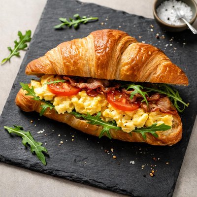 Egg croissant