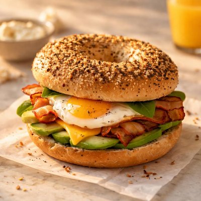 Egg everything bagel