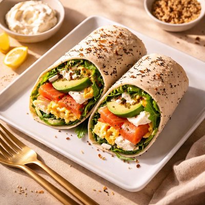 Egg life everything bagel wrap
