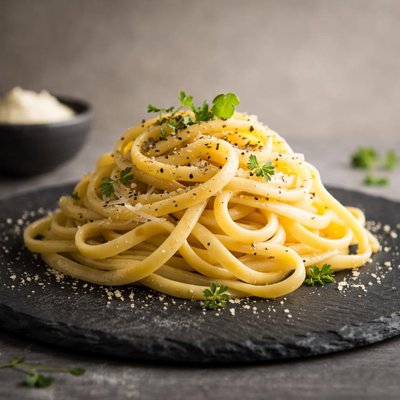 Egg linguini