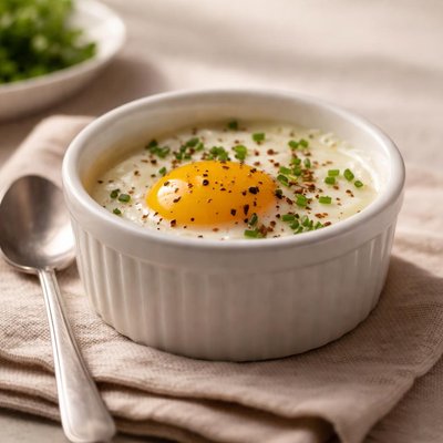 Egg made in microwave