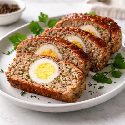Egg meatloaf