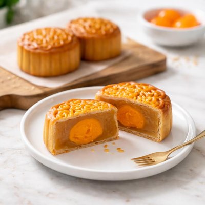 Egg moon cake