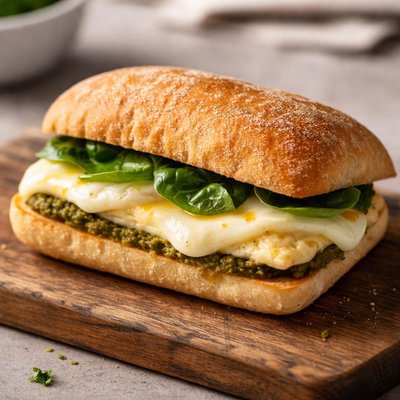 Egg pesto and mozzarella sandwich starbucks