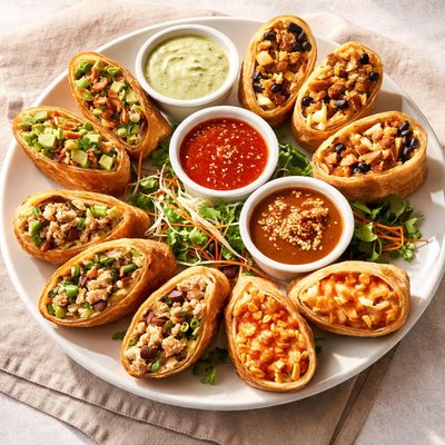 Egg roll sampler cheesecake factory