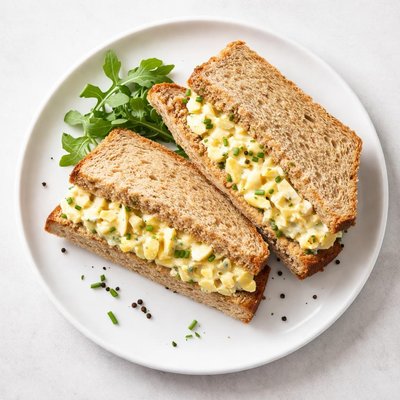 Egg salad sandwich whole wheat