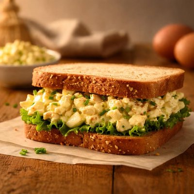 sándwich de ensalada de huevo