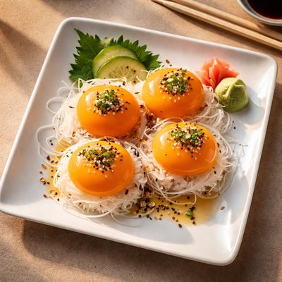 Egg sashimi
