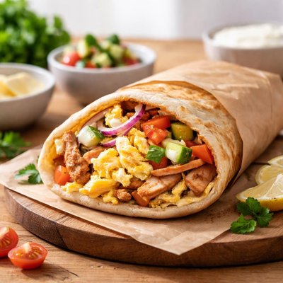 Egg shawarma