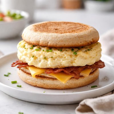 Egg souffle sandwich