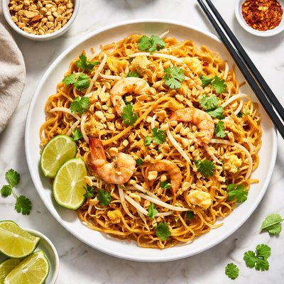 Egg thai noodles