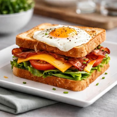 Egg toast sandwich