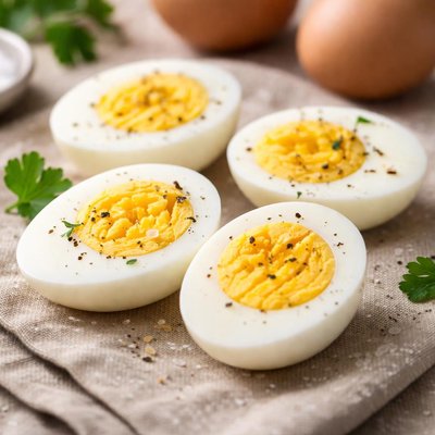 Egg white boiled