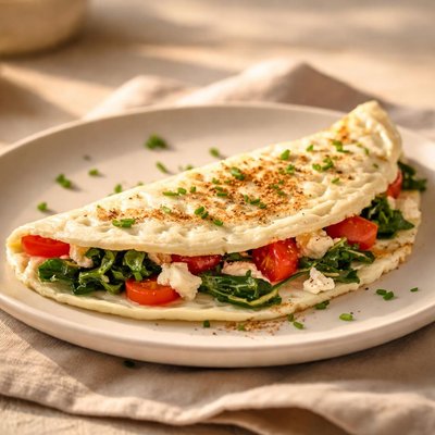 Egg white omlette