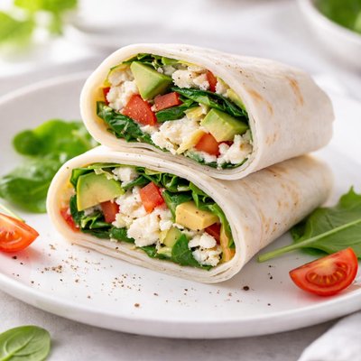 Egg white wrap