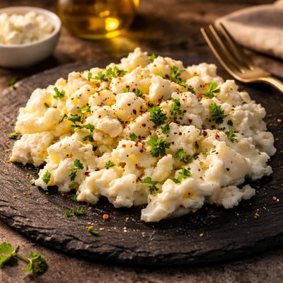 Egg whites with feta