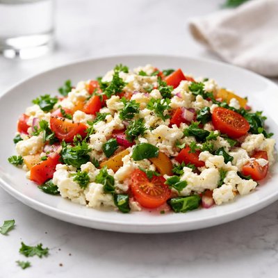 Egg whites with veggies