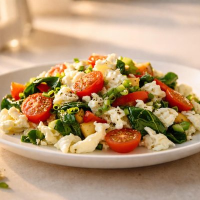 Egg whites with vegies