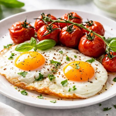 Egg with tomato