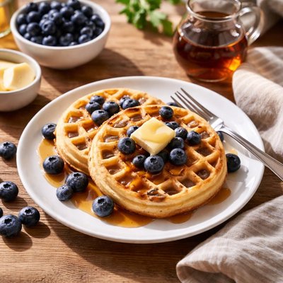 Eggo blueberry waffles
