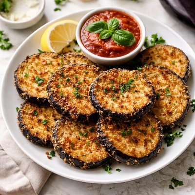Eggplant breaded