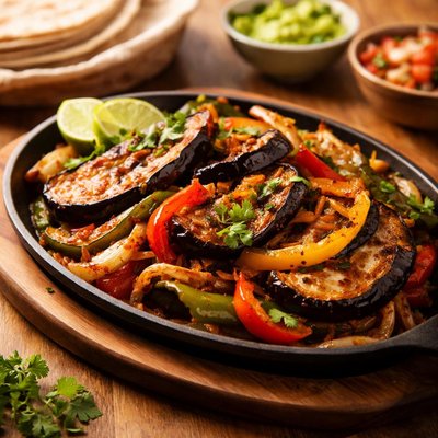 Eggplant fajita