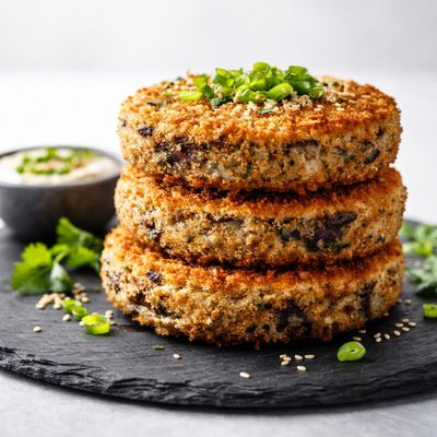 Eggplant fishcake