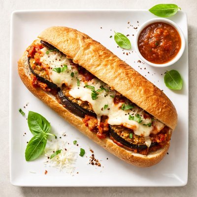 Eggplant parm grinder