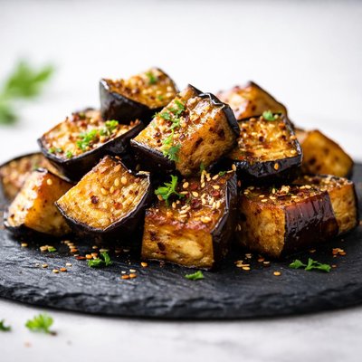 Eggplant pieces