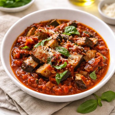 Eggplant red sauce