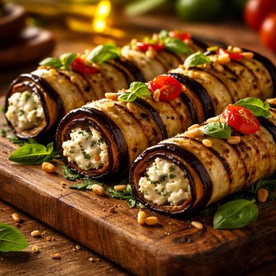 Eggplant rolls