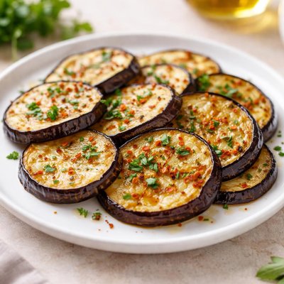Eggplant slices