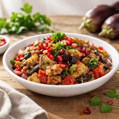 Eggplant turkish salad