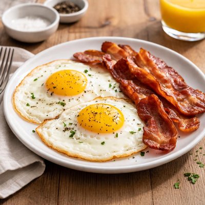 Eggs and bacon
