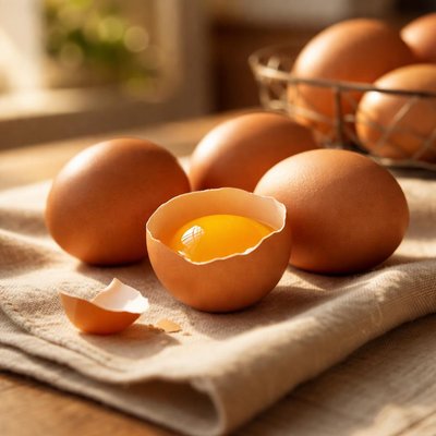 Eggs medium raw