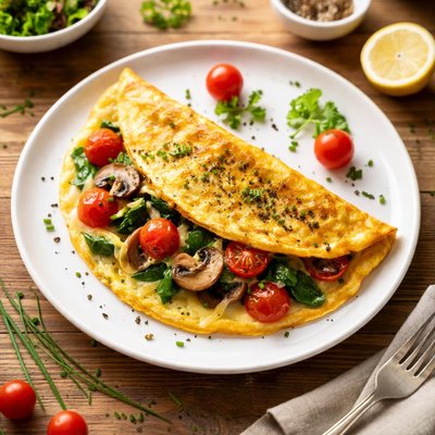 Eggs omelet