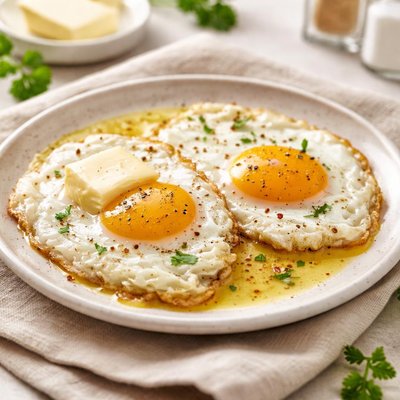 Eggs with butter
