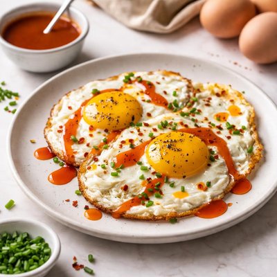 Eggs with hot sauce