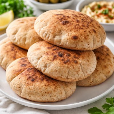 Egyptian baladi bread