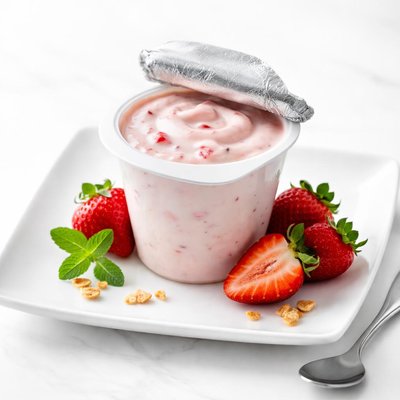 Ehrmann strawberry yogurt