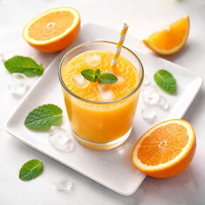 كأس عصير برتقال طازج