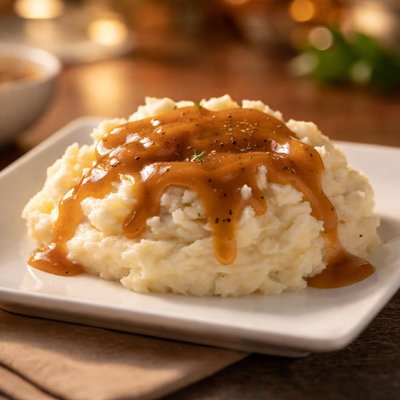 El pollo loco mashed potatoes