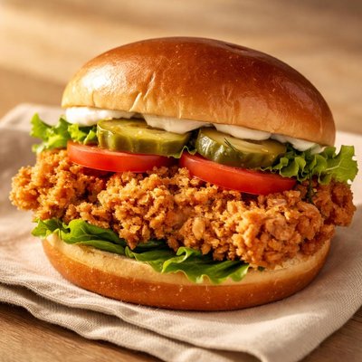 El sitio crispy chicken sandwich
