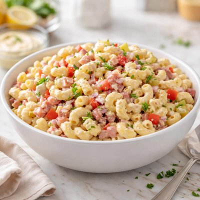 Elbow macaroni salad